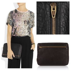 ALEXANDER WANG Fumo Leather iPad Case Clutch